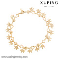 74620- Xuping Glück Elefant Schmuck Tier Gold Armband Großhandel